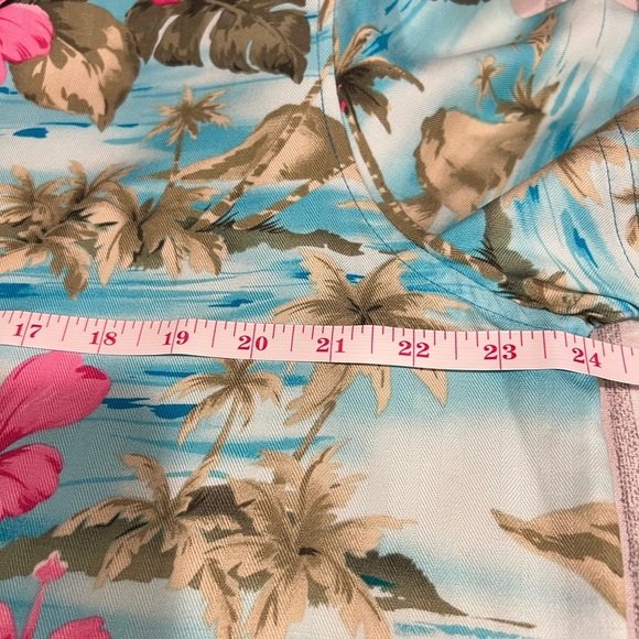 HAWAIIAN PRINT BUTTON DOWN SHIRT SIZE XL - Picture 3 of 5